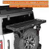 Universal Jeep & Bronco Carrier Storage basket Fits for 30" to 40" Tire for Jeep Wrangler JK JL TJ YJ CJ & Ford Bronco- Ultralisk 4x4 ul1031s 12