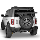 Universal Jeep & Bronco Carrier Storage basket Fits for 30" to 40" Tire for Jeep Wrangler JK JL TJ YJ CJ & Ford Bronco- Ultralisk 4x4 ul1031s 2