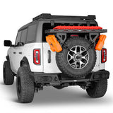Universal Jeep & Bronco Carrier Storage basket Fits for 30" to 40" Tire for Jeep Wrangler JK JL TJ YJ CJ & Ford Bronco- Ultralisk 4x4 ul1031s 3