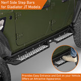 Jeep Gladiator Side Steps Wheel To Wheel Running Boards Pickup Truck Parts - Ultralisk 4x4 ul7017 10