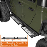 Jeep Gladiator Side Steps Wheel To Wheel Running Boards Pickup Truck Parts - Ultralisk 4x4 ul7017 11
