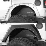 2007-2018 Jeep Wrangler JK “SINCE 1941” Style Rear Wheel Well Liners BXG.2068S 3