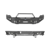 Full Width Front Bumper & Rear Bumper & Bed Rack(13-18 Dodge Ram 1500, Excluding Rebel ) - ultralisk4x4
