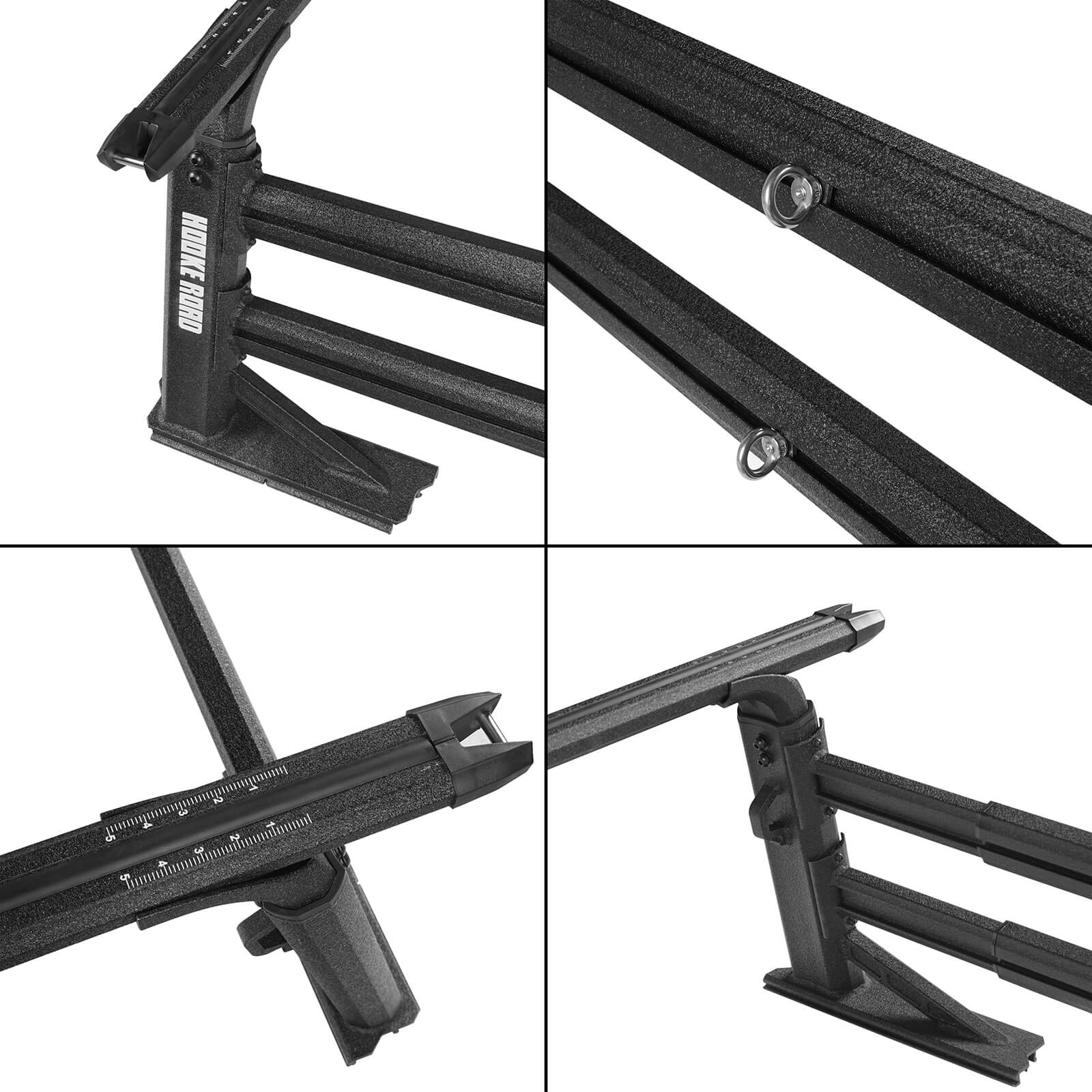Adjustable Height Width Truck Bed Rack Aluminum Cargo Rack  for Toyota & Nissan Trucks - ultralisk4x4 Q1001910018 10