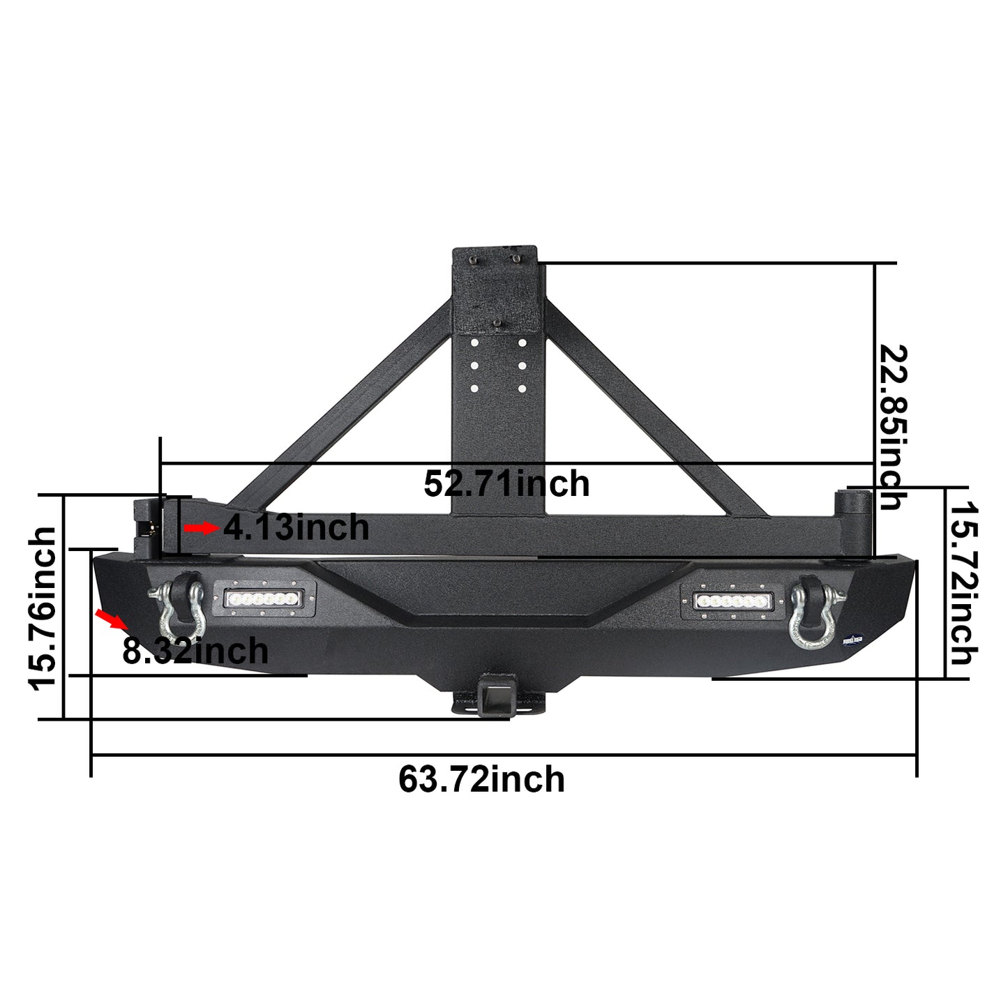 Stubby Front Bumper & Different Trail Rear Bumper Combo(07-18 Jeep Wrangler JK) - Ultralisk 4x4