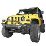 Blade Master Front Bumper and Gladiator Grille Cover Combo for Jeep Wrangler TJ 1997-2006 MMR0276BXG145 u-Box Offroad 5