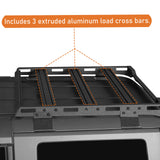 Bronco Discovery Rear Half Roof Rack（ 21-23 Ford 4-Door Hardtop） - ultralisk4x4 BXG.8905-S 8