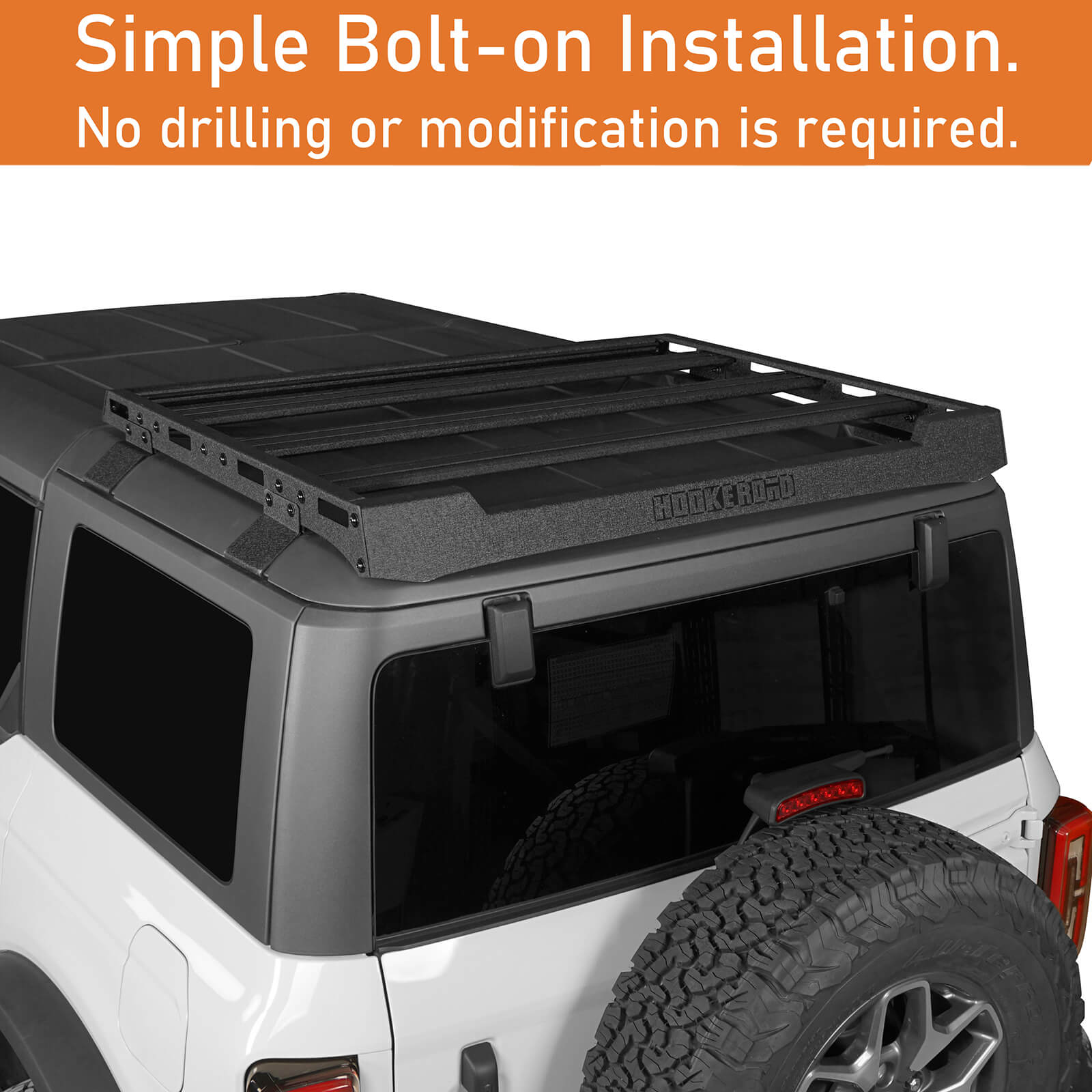 Bronco Discovery Rear Half Roof Rack( 21-24 Ford 4-Door Hardtop) - ult ...