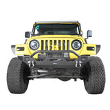 Different Trail Rock Mid Front Bumper w/ Winch Plate & LED Lighting(97-06 Jeep Wrangler TJ) - ultralisk4x4