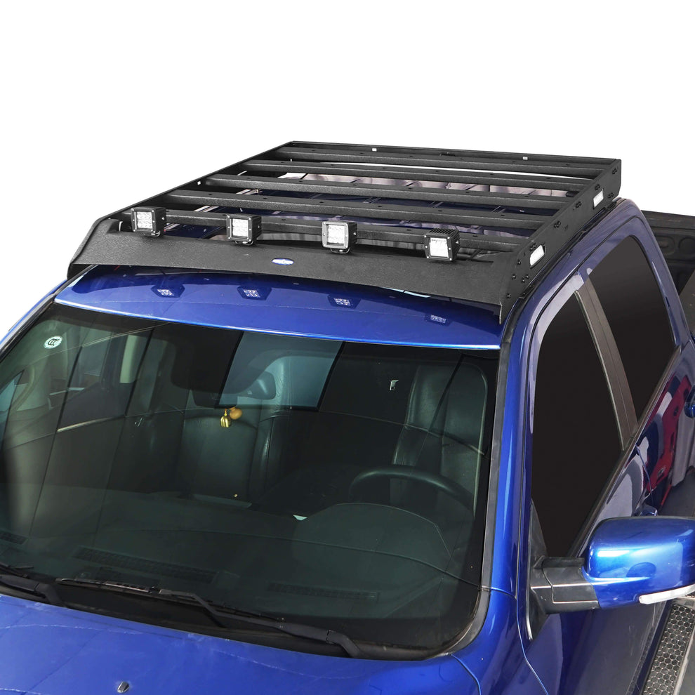 Ram Top Roof Rack Cargo Carrier for 2009-2018 Dodge Ram 1500 Crew Cab ...