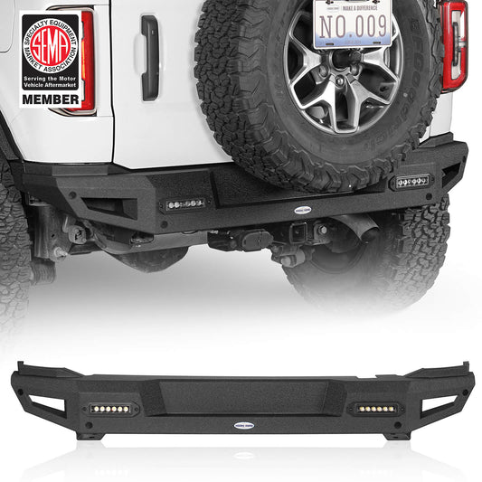 21-23 Ford Bronco Aftermarket Offroad Rear Bumper (Excluding Raptor) - ultralisk4x4
