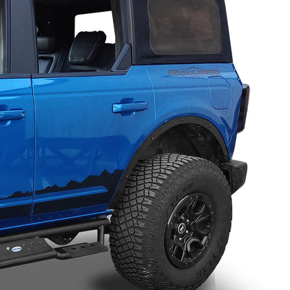 Steel Fender Flares For 2021-2025 Ford Bronco 4-Door - ultralisk4x4