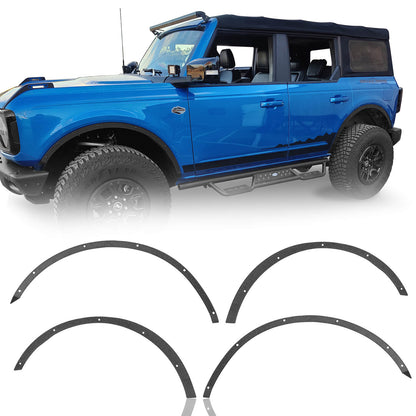 Steel Fender Flares For 2021-2025 Ford Bronco 4-Door - ultralisk4x4