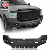 2005-2007 Ford F-250 F-350 Front Bumper Replacement w/ Skid Plate HR Ⅰ - Ultralisk 4x4