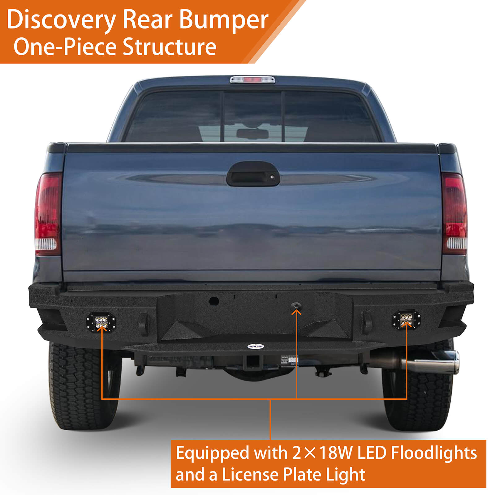 Ford Pickup Truck Rear Aftermarket Bumper (05-07 F-250) b8503 3