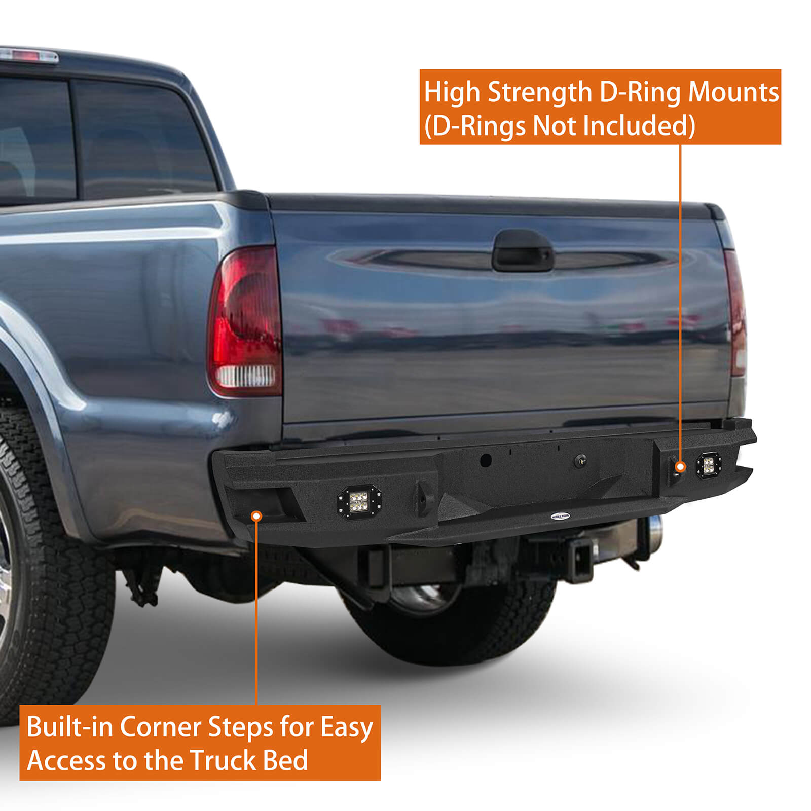 Ford Pickup Truck Rear Aftermarket Bumper (05-07 F-250) b8503 4