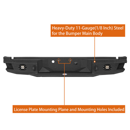Ford Pickup Truck Rear Aftermarket Bumper (05-07 F-250) b8503 6