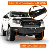 Ford Heavy Duty Front Winch Bumper Replacement (19-23 Ranger) - Ultralisk 4x4 b8801 3