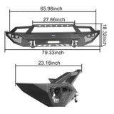 Front Bumper &  Rear Bumper & Roof Rack(14-21 Toyota Tundra Crewmax) - ultralisk4x4