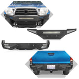 Front Bumper w/Skid Plate & Reaper Rear Bumper(05-11 Toyota Tacoma) - ultralisk4x4