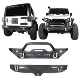 Different Trail Front Bumper & Rear Bumper Combo(07-18 Jeep Wrangler JK) - Ultralisk 4x4