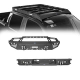 Front Bumper & Rear Bumper & Roof Rack(09-14 Ford F-150 SuperCrew,Excluding Raptor) - ultralisk4x4