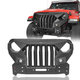 Front Bumper with Mad Max Grill & Running Boards(18-24 Jeep Wrangler JL 4 Door) - ultralisk4x4
