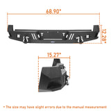 Front Bumper w/Skid Plate & Rear Bumper for 2005-2011 Toyota Tacoma - ultralisk4x4 b40084022-13