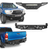 Front Bumper w/Skid Plate & Rear Bumper for 2005-2011 Toyota Tacoma - ultralisk4x4 b40084022-2