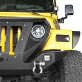 Front Bumper with 2 D-Rings & Winch Plate for 1997-2006 TJ BXG172 Offroad 4
