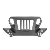 Front Bumper with 2 D-Rings & Winch Plate for 1997-2006 TJ BXG172 Offroad 5