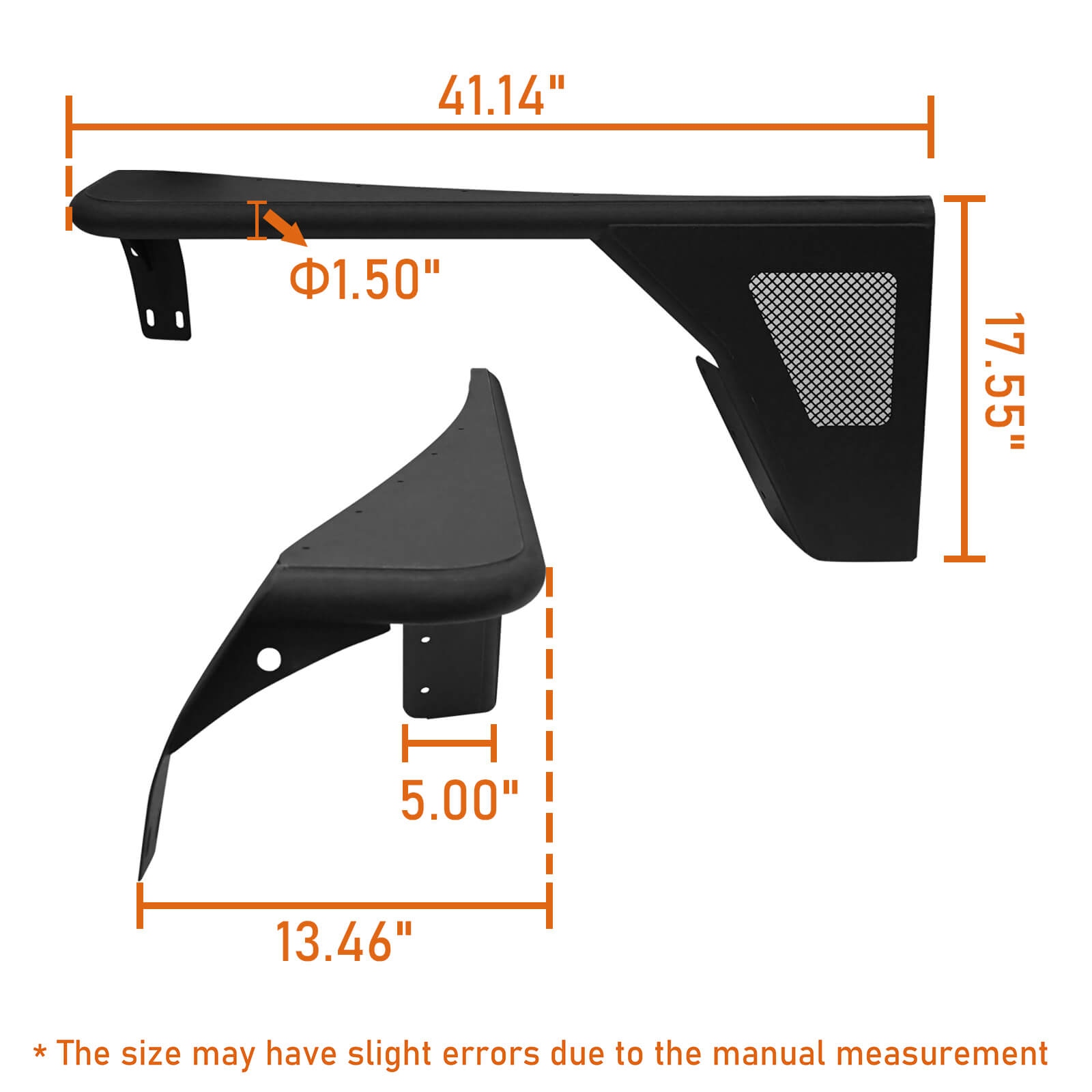 Omix 11607.02 Fender Flare, Front, Right, Inch OE Reference: FY7-FR Fits  1987-1995 Jeep Wrangler YJ 外装パーツ