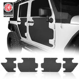 Front & Rear Doors Skin Cover Plate Guards（07-18 Jeep Wrangler JK 4 Door）- Ultralisk 4X4