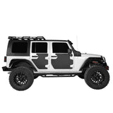 Front & Rear Doors Skin Cover Plate Guards（07-18 Jeep Wrangler JK 4 Door） BXG.2074-S 2