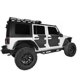 Front & Rear Doors Skin Cover Plate Guards（07-18 Jeep Wrangler JK 4 Door） BXG.2074-S 3