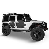 Front & Rear Doors Skin Cover Plate Guards（07-18 Jeep Wrangler JK 4 Door） BXG.2074-S 6