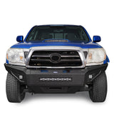 Tacoma Front Bumper Full Width Front Bumper w/Winch Plate for 2005-2011 Toyota Tacoma - Ultralisk 4x4  b4019-3