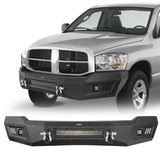Full-Width Front Bumper w/120W LED Light Bar (06-08 Dodge Ram 1500) - Ultralisk 4x4
