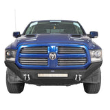 Full Width Front Bumper & Rear Bumper & MAX 13.8 Inch High Bed Rack(13-18 Dodge Ram 1500,Excluding Rebel ) - ultralisk4x4