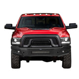 Full-Width Front Bumper & Rear Bumper w/Led Lights(15-18 Dodge Ram 1500 Rebel) - Ultralisk 4x4