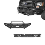 Front Bumper &  Rear Bumper & Roof Rack(09-14 Ford F-150 SuperCrew,Excluding Raptor) - ultralisk4x4