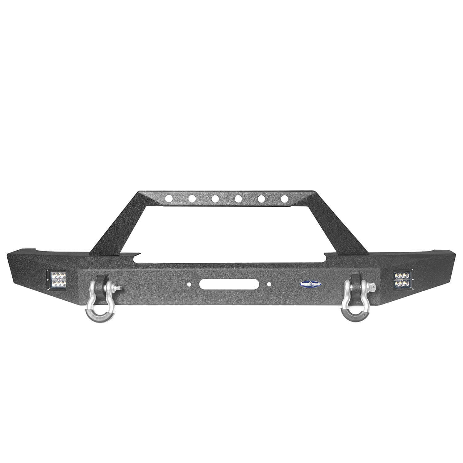 Full Width front Bumper Destroyer Rear Bumper w/2 ×18W LED Floodlights for Jeep Cherokee XJ 1984-2001 BXG321323 7