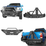 Full Width Front Bumper &  Rear Bumper w/Tire Carrier(05-11 Toyota Tacoma) - ultralisk4x4