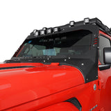 Jeep JL Full-width Front Bumper w/Mad Max Grill & Windshield Frame Cover for Jeep Wrangler JL ultralisk4x4 u30203024 11