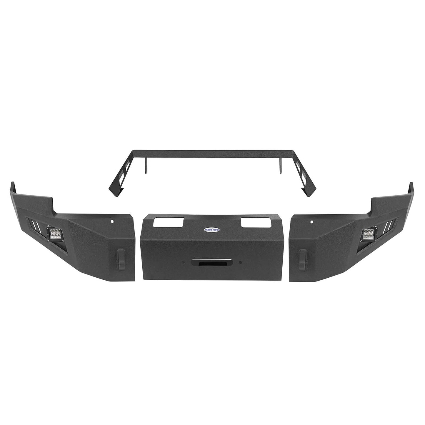 Full Width Front Bumper w/Winch Plate & LED Spotlights(09-12 Dodge Ram 1500) - Ultralisk 4x4