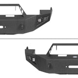 Full Width Front Bumper w/Winch Plate & LED Spotlights(09-12 Dodge Ram 1500) - Ultralisk 4x4