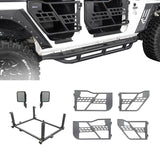 Tubular Doors & Door Rack(07-18 Jeep Wrangler JK) - ultralisk4x4