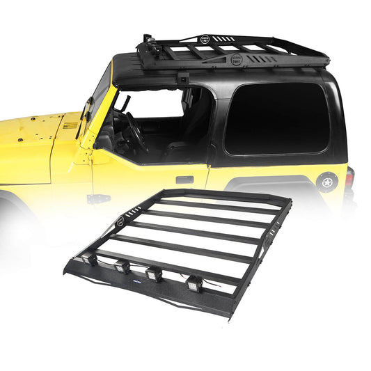 Hardtop Roof Rack Luggage Carrier Rack Backbone System(97-06 Jeep Wrangler TJ Hardtop) - ultralisk4x4