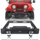 Stubby Front Bumper w/Winch Plate(76-86 Jeep Wrangler CJ-7) - Ultralisk 4x4