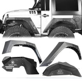 Armour Style Fender Flares & Inner Fender Liners(07-18 Jeep Wrangler JK) - Ultralisk 4x4